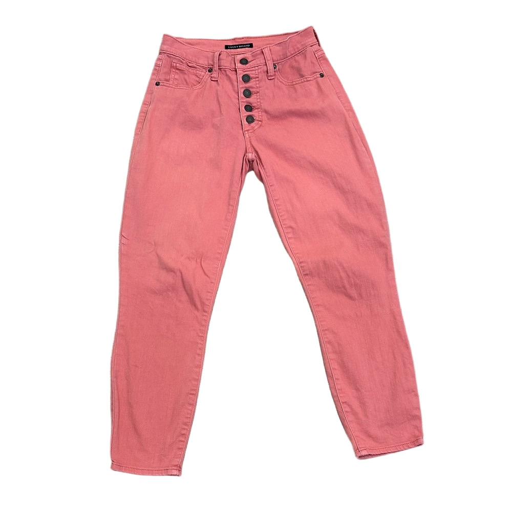 Lucky Brand High Rise Bridgette Crop Pants Size 0